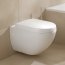 Villeroy & Boch Subway Toaleta WC podwieszana 35,5x48 cm Compact krótka z powłoką CeramicPlus, biały Star White 660410R2 - zdjęcie 2
