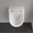 Villeroy & Boch Subway Pisuar wiszący 31,5x28,5 cm z otworami na pokrywę biały mat z powłoką CeramicPlus 751301RW - zdjęcie 5