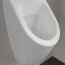 Villeroy & Boch Subway Pisuar wiszący 31,5x28,5 cm z otworami na pokrywę biały mat z powłoką CeramicPlus 751301RW - zdjęcie 4