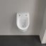 Villeroy & Boch Subway Pisuar wiszący 31,5x28,5 cm z otworami na pokrywę biały mat z powłoką CeramicPlus 751301RW - zdjęcie 6