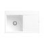 Villeroy & Boch Subway Style 45 Flat Zlewozmywak ceramiczny jednokomorowy 76x49 cm lewy Biały Alpin z powłoką z CeramicPlus 33481FR1 - zdjęcie 1
