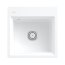 Villeroy & Boch Subway Style 50 S Flat Zestaw Zlewozmywak ceramiczny jednokomorowy 49x48 cm Biały Alpin z powłoką z CeramicPlus + mata ociekowa antracyt 335A1FR1 - zdjęcie 1