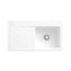Villeroy&Boch Subway Style 50 Zlewozmywak ceramiczny jednokomorowy 90x51 cm prawy z korkiem manualnym Weiss Alpin z powłoką CeramicPlus 335101R1 - zdjęcie 1