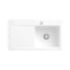 Villeroy&Boch Subway Style 50 Zlewozmywak ceramiczny jednokomorowy 90x51 cm prawy z korkiem automatycznym Weiss Alpin z powłoką CeramicPlus 335102R1 - zdjęcie 1