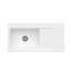 Villeroy & Boch Subway Style 60 Flat Zlewozmywak ceramiczny jednokomorowy 98x49 cm lewy Biały Alpin z powłoką z CeramicPlus 33621FR1 - zdjęcie 1