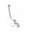 Villeroy & Boch Syfon wannowy z przelewem chrom U99880061 - zdjęcie 1