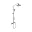 Villeroy & Boch Universal Showers Zestaw prysznicowy termostatyczny natynkowy z deszczownicą chrom TVS10900200061 - zdjęcie 1