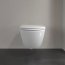 Villeroy & Boch Universo TwistFlush Combi-Pack Zestaw Toaleta WC bez kołnierza 56x37 cm + deska wolnoopadająca weiss alpin 4670T901 - zdjęcie 5