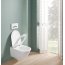 Villeroy & Boch Universo TwistFlush Combi-Pack Zestaw Toaleta WC bez kołnierza 56x37 cm z powłoką CeramicPlus + deska wolnoopadająca z powłoką AntiBac weiss alpin 4670T9R1 - zdjęcie 16