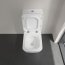 Villeroy & Boch Venticello Toaleta WC stojąca 70x37,5 cm kompakt bez kołnierza z powłoką CeramicPlus weiss alpin 4612R0R1 - zdjęcie 9