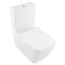 Villeroy & Boch Venticello Toaleta WC stojąca 70x37,5 cm kompakt bez kołnierza z powłoką CeramicPlus weiss alpin 4612R0R1 - zdjęcie 2