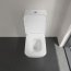 Villeroy & Boch Venticello Toaleta WC stojąca 70x37,5 cm kompakt bez kołnierza z powłoką CeramicPlus weiss alpin 4612R0R1 - zdjęcie 8