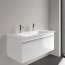 Villeroy & Boch Venticello Umywalka meblowa 100x50 cm podwójna dwa otwory na baterie biały mat z powłoką CeramicPlus 4104AKRW - zdjęcie 4