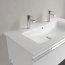 Villeroy & Boch Venticello Umywalka meblowa 100x50 cm podwójna dwa otwory na baterie biały mat z powłoką CeramicPlus 4104AKRW - zdjęcie 6