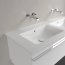 Villeroy & Boch Venticello Umywalka meblowa 130x50 cm podwójna bez otworów na baterie biały mat z powłoką CeramicPlus 4111DJRW - zdjęcie 6