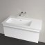 Villeroy & Boch Venticello Umywalka meblowa 100x50 cm lewa bez otworu na baterię biały mat z powłoką CeramicPlus 4134L3RW - zdjęcie 5