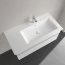 Villeroy & Boch Venticello Umywalka meblowa 100x50 cm prawa jeden otwór na baterię biały mat z powłoką CeramicPlus 4134R1RW - zdjęcie 2
