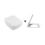 Villeroy & Boch Venticello Zestaw Toaleta WC podwieszana 37,5x56 cm DirectFlush bez kołnierza wewnętrznego z deską sedesową wolnoopadającą biały 4611R001+9M80S101 - zdjęcie 1
