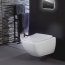 Villeroy & Boch Venticello Zestaw Toaleta WC podwieszana 37,5x56 cm DirectFlush z powłoką CeramicPlus z deską sedesową wolnoopadającą, biała Weiss Alpin 4611R0R1+9M80S101 - zdjęcie 2