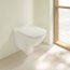 Villeroy & Boch ViCare Toaleta WC 59,5x36 cm bez kołnierza z powłoką CeramicPlus i AntiBac weiss alpin 4695R0T2 - zdjęcie 4