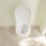Villeroy & Boch ViCare Toaleta WC 59,5x36 cm bez kołnierza z powłoką CeramicPlus i AntiBac weiss alpin 4695R0T2 - zdjęcie 7