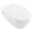 Villeroy & Boch ViCare Toaleta WC 70x37 cm bez kołnierza z powłoką CeramicPlus i AntiBac weiss alpin 5649R0T2 - zdjęcie 1