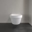 Villeroy & Boch ViCare Toaleta WC 70x37 cm bez kołnierza z powłoką CeramicPlus i AntiBac weiss alpin 5649R2T2 - zdjęcie 4