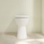 Villeroy & Boch ViCare Toaleta WC stojąca 49x36 cm z półką bez kołnierza z powłoką CeramicPlus weiss alpin 4684R0R1 - zdjęcie 4