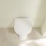 Villeroy & Boch ViCare Toaleta WC stojąca 49x36 cm z półką bez kołnierza z powłoką CeramicPlus weiss alpin 4684R0R1 - zdjęcie 5