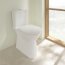 Villeroy & Boch ViCare Toaleta WC stojąca 68x36 cm bez kołnierza z powłoką CeramicPlus i AntiBac weiss alpin 4620R0T2 - zdjęcie 5