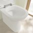 Villeroy & Boch ViCare Toaleta WC stojąca 68x36 cm bez kołnierza z powłoką CeramicPlus i AntiBac weiss alpin 4620R0T2 - zdjęcie 10