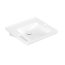 Villeroy & Boch ViCare Umywalka wisząca 60x55 cm bez przelewu bez otworu na baterię biały połysk z powłoką CeramicPlus i AntiBac 4A6863T2 - zdjęcie 1