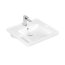 Villeroy & Boch ViCare Umywalka wisząca 60x55 cm z przelewem jeden otwór na baterię biały połysk z powłoką CeramicPlus i AntiBac 4A6860T2 - zdjęcie 1