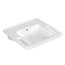 Villeroy & Boch ViCare Umywalka wisząca 66x55 cm bez otworu na baterię z przelewem biały Weiss Alpin 4A686201 - zdjęcie 1