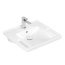 Villeroy & Boch ViCare Umywalka wisząca 66x55 cm z otworem na baterię z przelewem biały Weiss Alpin z powłoką CeramicPlus 4A6860R1 - zdjęcie 2