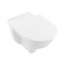 Villeroy & Boch ViCareUNIVERSAL Zestaw Toaleta WC DirectFlush bez kołnierza + deska wolnoopadająca + uchwyty biały Weiss Alpin 46957501 - zdjęcie 1