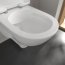 Villeroy & Boch ViCareUNIVERSAL Zestaw Toaleta WC DirectFlush bez kołnierza + deska wolnoopadająca + uchwyty biały Weiss Alpin 46957501 - zdjęcie 8