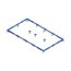 Villeroy & Boch ViFrame Rama montażowa do większych brodzików od 1000x1000 U91412200 - zdjęcie 1