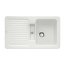 Villeroy&Boch Condor 50 Zlewozmywak ceramiczny 1-komorowy CeramicPlus 86x51 cm do wbudowania, z ociekaczem, jasnoszary Steam 673201SM - zdjęcie 1