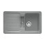 Villeroy&Boch Condor 50 Zlewozmywak ceramiczny 1-komorowy CeramicPlus 86x51 cm do wbudowania, z ociekaczem, szary Stone 673201SL - zdjęcie 1