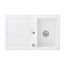 Villeroy&Boch Flavia 45 Zlewozmywak ceramiczny 1-komorowy CeramicPlus 80x51 cm do wbudowania, z ociekaczem, biały Stone White 330602RW - zdjęcie 1