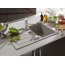 Villeroy&Boch Flavia 45 Zlewozmywak ceramiczny 1-komorowy CeramicPlus 80x51 cm do wbudowania, z ociekaczem, biały Stone White 330602RW - zdjęcie 2