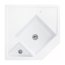 Villeroy&Boch Monumentum Zlewozmywak ceramiczny półtorakomorowy CeramicPlus 89,6x89,6 cm narożny biały Stone White 330301RW - zdjęcie 1