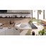 Villeroy&Boch Monumentum Zlewozmywak ceramiczny półtorakomorowy CeramicPlus 89,6x89,6 cm narożny biały Stone White 330301RW - zdjęcie 2