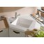 Villeroy&Boch Monumentum Zlewozmywak ceramiczny półtorakomorowy CeramicPlus 89,6x89,6 cm narożny biały Stone White 330301RW - zdjęcie 4