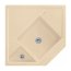 Villeroy&Boch Monumentum Zlewozmywak ceramiczny póltorakomorowy CeramicPlus 89,6x89,6 cm narożny piaskowy Sand 330301i5 - zdjęcie 1