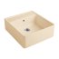 Villeroy&Boch Sink Unit Zlewozmywak ceramiczny 1-komorowy CeramicPlus 59,5x63 cm z korkiem pop-up, podblatowy, bez ociekacza, piaskowy Sand 632062I5 - zdjęcie 1