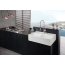 Villeroy&Boch Sink Unit Zlewozmywak ceramiczny farmerski dwukomorowy CeramicPlus 89,5x63 cm czarny Chromit 632391J0 - zdjęcie 2