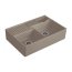 Villeroy&Boch Sink Unit Zlewozmywak ceramiczny farmerski dwukomorowy CeramicPlus 89,5x63 cm jasnobrązowy drewniany Timber 632391TR - zdjęcie 1