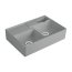 Villeroy&Boch Sink Unit Zlewozmywak ceramiczny farmerski dwukomorowy CeramicPlus 89,5x63 cm szary Stone 632391SL - zdjęcie 1